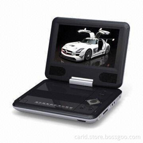 Portable DVD Player with 7-inch TFT LCD and 270 Degrees Swivel Screen